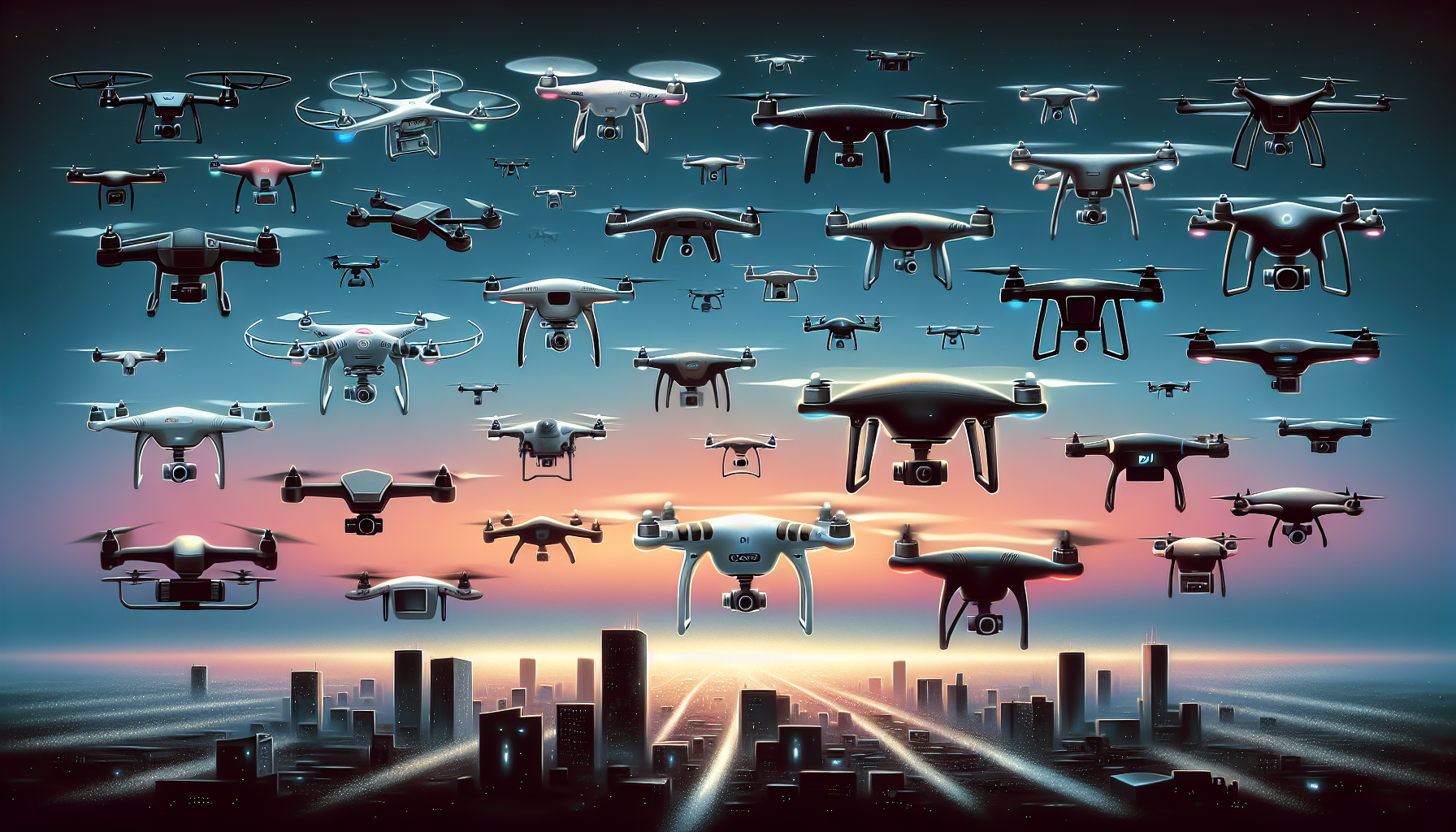 Artistic representation of alternative drone options