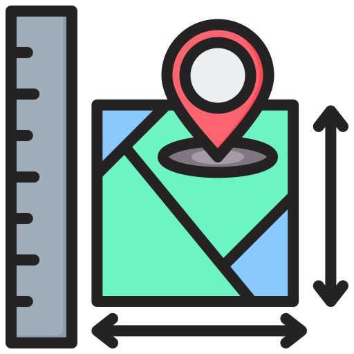spatial data flat icon spatial data flat icon