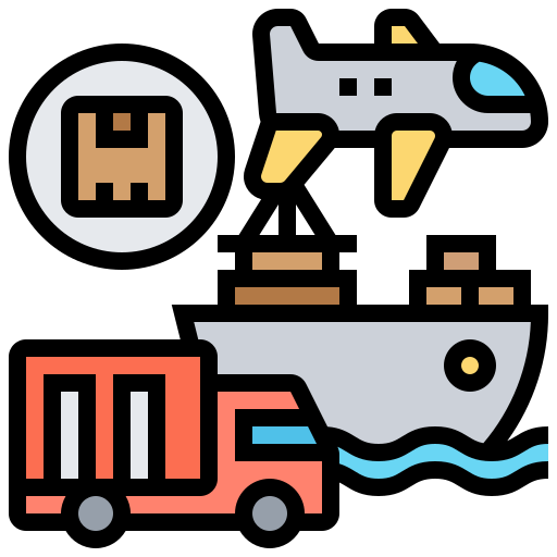 logistics flat icon logistics flat icon